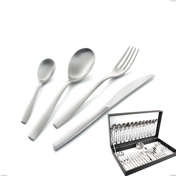 Servizio Posate ELEVEN EXA 51 pezzi in acciaio 18/10 lucido spessore 2,5 mm In Scatola regalo