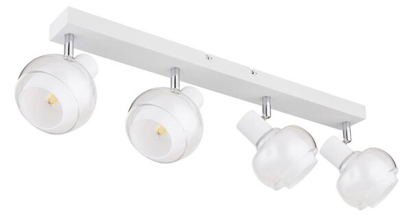 Globo 54309-4W - Faretto TOKKI 4xE14/40W/230V bianco