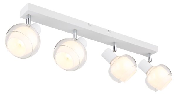 Globo 54309-4W - Faretto TOKKI 4xE14/40W/230V bianco