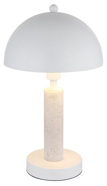 Globo 24868W - Lampada da tavolo JANIE 1xE14/40W/230V bianca