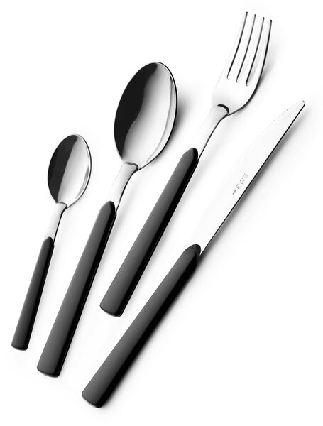Servizio Posate Colorate 4 pezzi FAST 1 Coltello 1 Forchetta 1 Cucchiaio 1 Cucchiaino caff� in acciaio 18.C