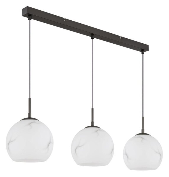 Globo 15999M-3H - Lampadario a cavo RAGUSA 3xE27/60W/230V