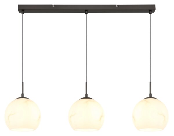 Globo 15999M-3H - Lampadario a cavo RAGUSA 3xE27/60W/230V