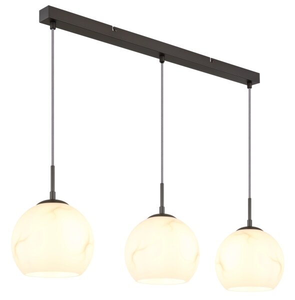 Globo 15999M-3H - Lampadario a cavo RAGUSA 3xE27/60W/230V