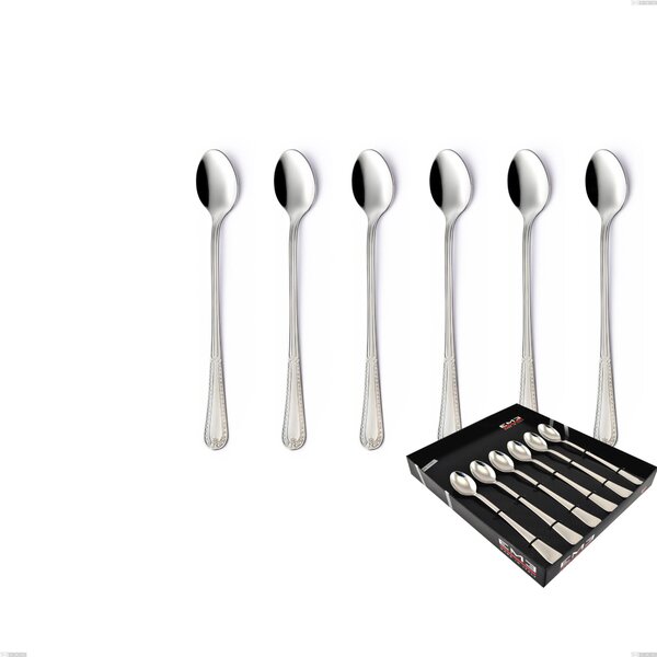 Confezione vetrina 6 pezzi cucchiaini bibita Firenze, Acciaio inox 18.10 (Aisi304) , spessore 2.5 mm