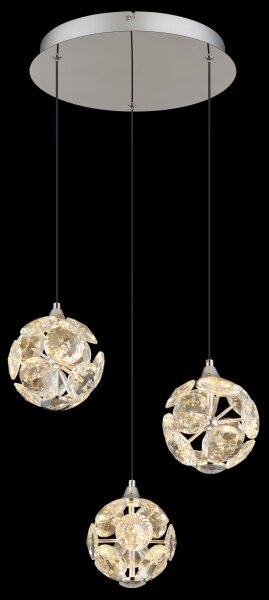 Globo 16047-3HC - Lampada a sospensione con cavo VIRINA LED/24W/230V