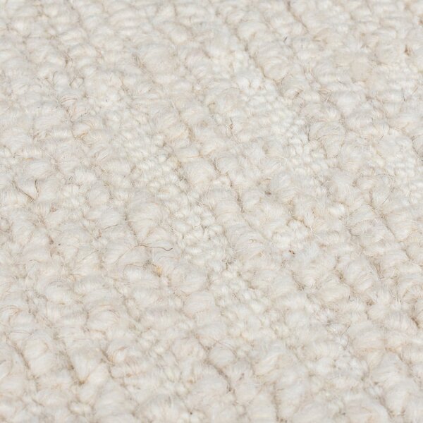 Passatoia avorio in lana tessuta a mano 80x230 cm Harris Boucle – Flair Rugs