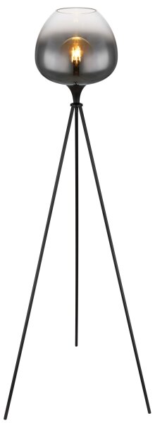 Globo 15548S1 - Lampada da terra MAXY 1xE27/60W/230V nera