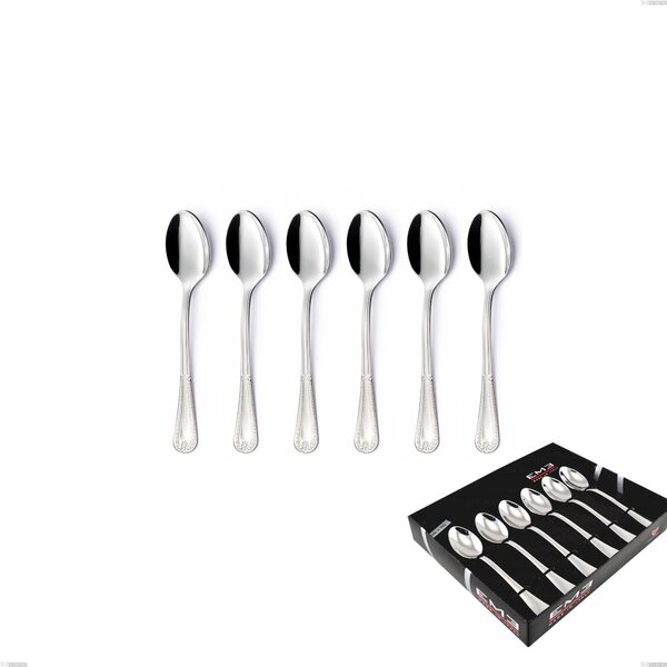 Confezione vetrina 6 pezzi caff� Firenze, Acciaio inox 18.10 (Aisi304) , spessore 2.5 mm