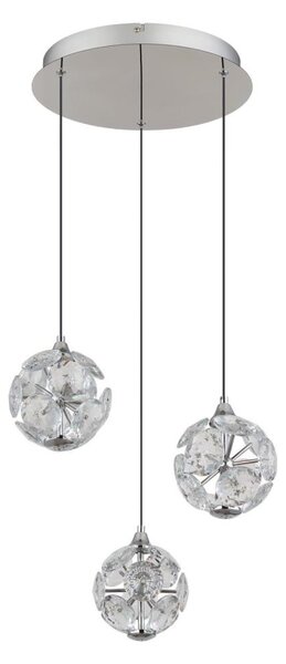 Globo 16047-3HC - Lampada a sospensione con cavo VIRINA LED/24W/230V