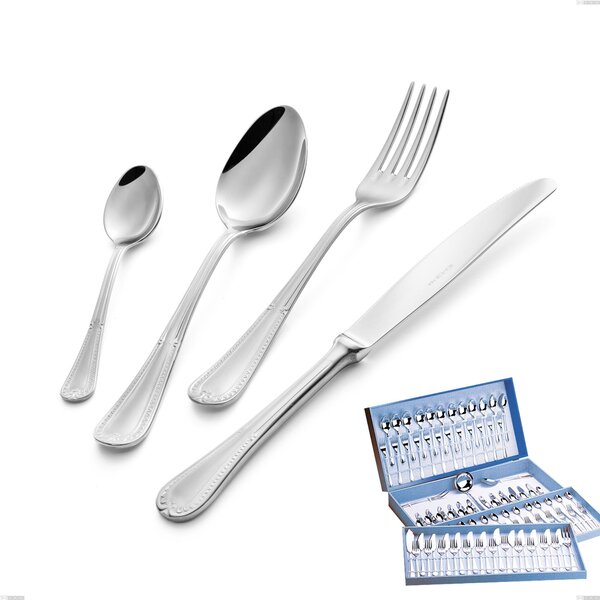 Servizio di posate 113 pezzi in astuccio regalo Firenze, Acciaio inox 18.10 (Aisi304) , spessore 2.5 mm