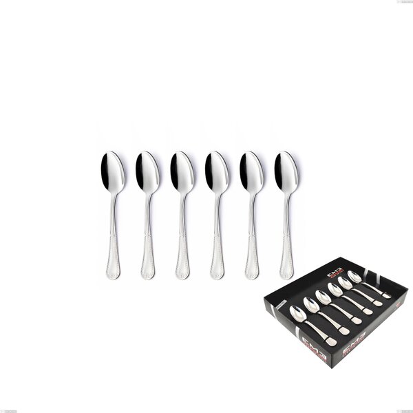 Confezione vetrina 6 pezzi moka Firenze, Acciaio inox 18.10 (Aisi304) , spessore 2.5 mm