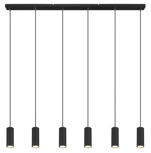 Globo 57911-6HB - Lampadario a sospensione su cavo ROBBY 6xGU10/35W/230V