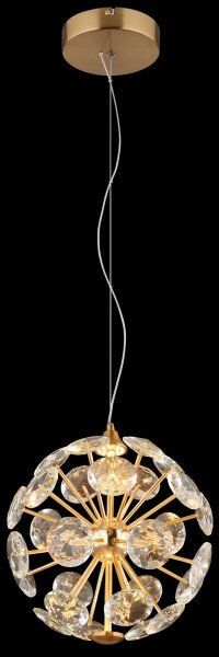 Globo 16047H - Lampadario LED a sospensione su cavo VIRINA LED/12W/230V 3000K dorato