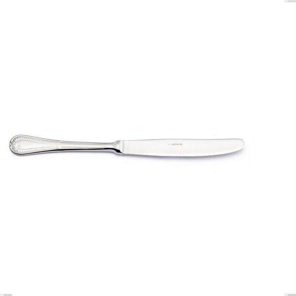 Coltello da tavola FIRENZE in acciaio 18.10 AISI430 , lunghezza 240 mm manico in acciaio lucido lavabili in lavastoviglie