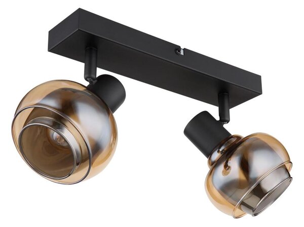 Globo 54309-2B - Faretto TOKKI 2xE14/40W/230V nero