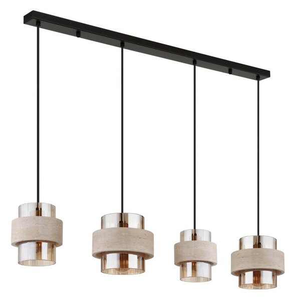 Globo 16090-4H - Lampadario a sospensione su cavo DAREN 4xE27/40W/230V