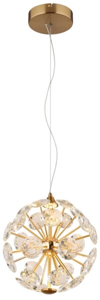 Globo 16047H - Lampadario LED a sospensione su cavo VIRINA LED/12W/230V 3000K dorato