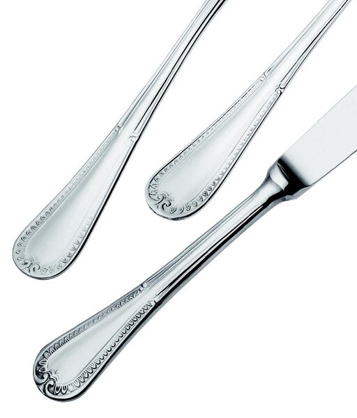 Servizio Posate FIRENZE 4 pezzi 1 posto tavola in acciaio inox 18.10 lucidato a specchio spessore 2.5 mm