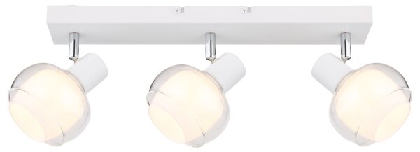 Globo 54309-3W - Faretto TOKKI 3xE14/40W/230V bianco