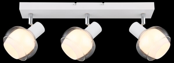 Globo 54309-3W - Faretto TOKKI 3xE14/40W/230V bianco