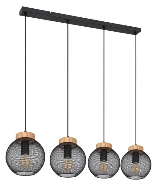 Globo 15663-4H - Lampadario sospeso a cavo PABLO 4xE27/40W/230V