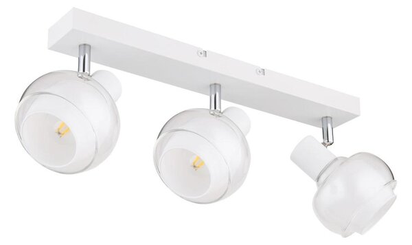 Globo 54309-3W - Faretto TOKKI 3xE14/40W/230V bianco