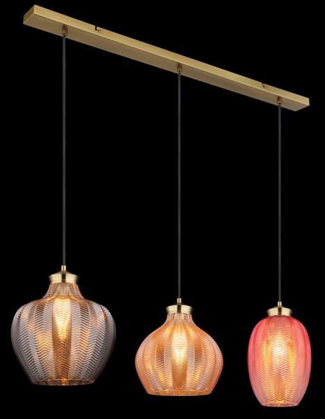 Globo 15898-3H - Lampadario a sospensione JESSICA con cavo 3xE27/60W/230V
