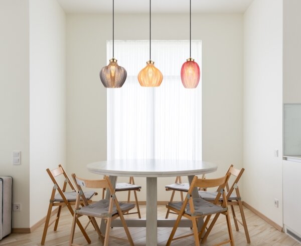 Globo 15898-3H - Lampadario a sospensione JESSICA con cavo 3xE27/60W/230V
