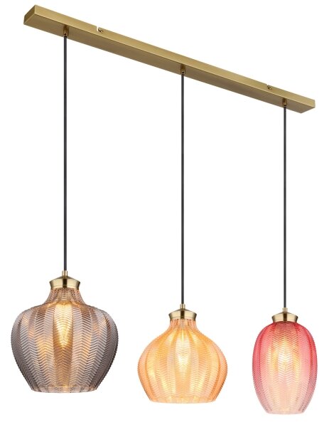 Globo 15898-3H - Lampadario a sospensione JESSICA con cavo 3xE27/60W/230V