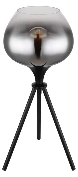 Globo 15548T1 - Lampada da tavolo MAXY 1xE27/40W/230V nera