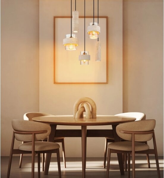 Globo 16090-5H - Lampadario a sospensione con cavo DAREN 3xE27/40W/230V + 2xGU10/10W