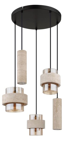 Globo 16090-5H - Lampadario a sospensione con cavo DAREN 3xE27/40W/230V + 2xGU10/10W