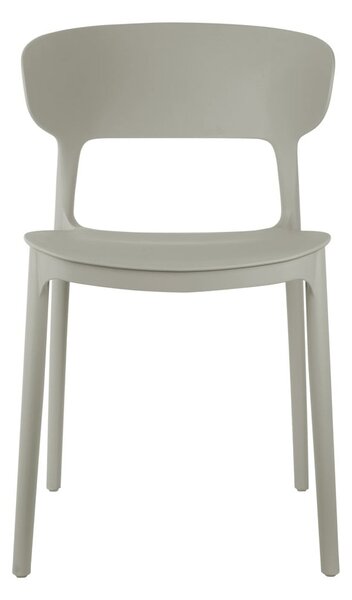 Sedia da pranzo grigia in plastica Fain – Leitmotiv
