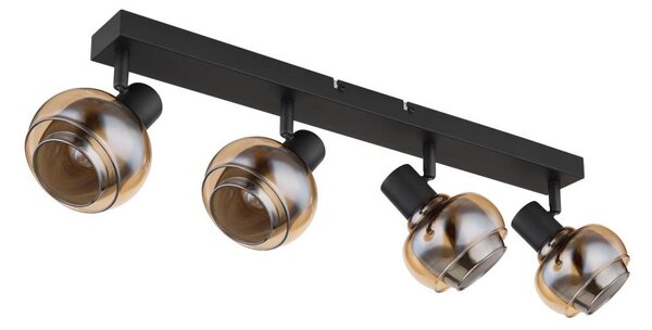 Globo 54309-4B - Faretto TOKKI 4xE14/40W/230V nero