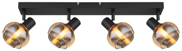 Globo 54309-4B - Faretto TOKKI 4xE14/40W/230V nero