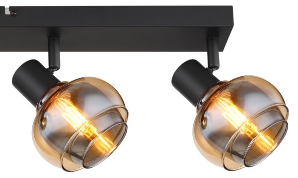 Globo 54309-4B - Faretto TOKKI 4xE14/40W/230V nero