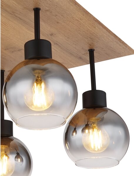 Globo 15656-4D - Lampadario a plafone MOITAS 4xE27/40W/230V