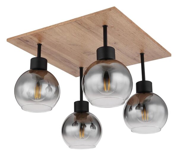 Globo 15656-4D - Lampadario a plafone MOITAS 4xE27/40W/230V