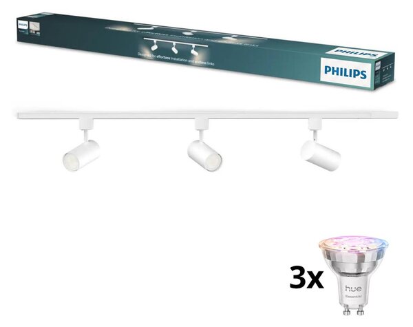 Philips-LED faretto dimmerabile in l.sys. EASYLINK HUE 3xGU10/4,7W/230V 1m bianco
