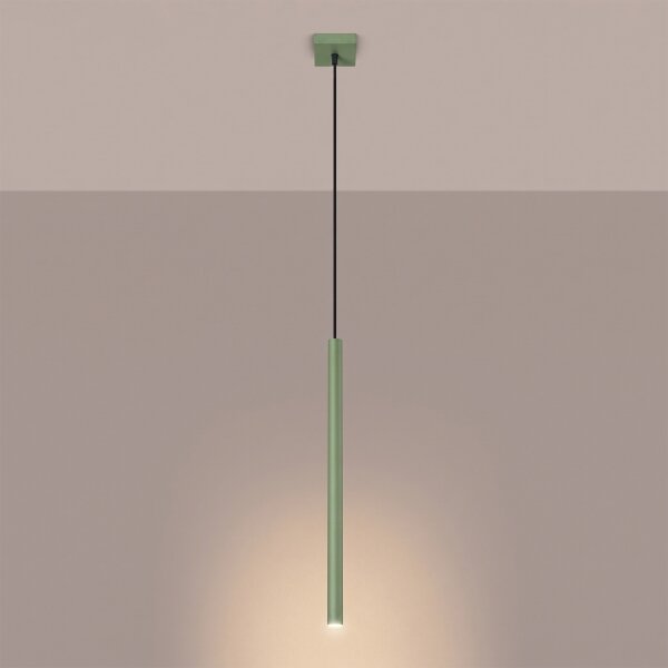 Sollux SL.2133 - Lampada a sospensione su cavo PASTELO 1xG9/8W/230V verde