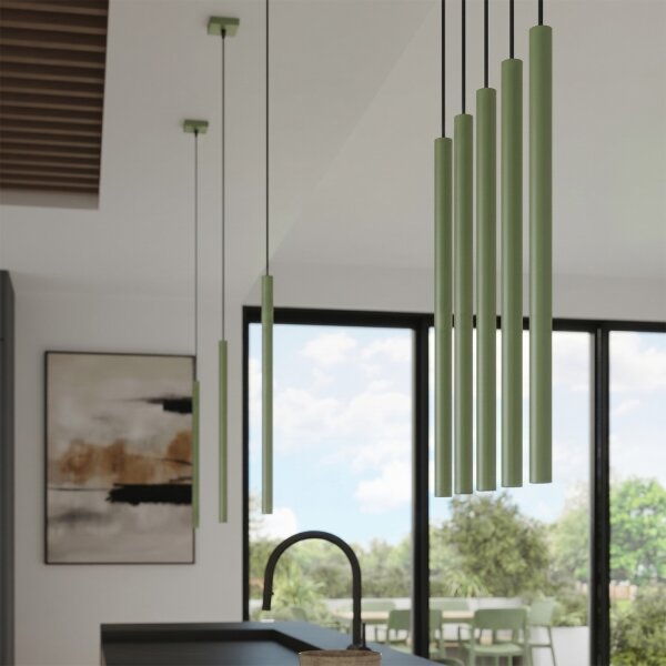 Sollux SL.2133 - Lampada a sospensione su cavo PASTELO 1xG9/8W/230V verde