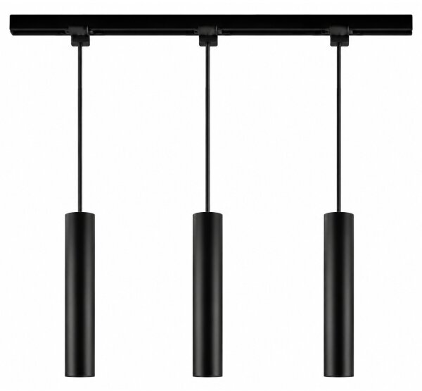 Philips - Lampada a sospensione LED dimmerabile con cavo per sistema a binario EASYLINK 3xGU10/4,7W/230V 1m nero