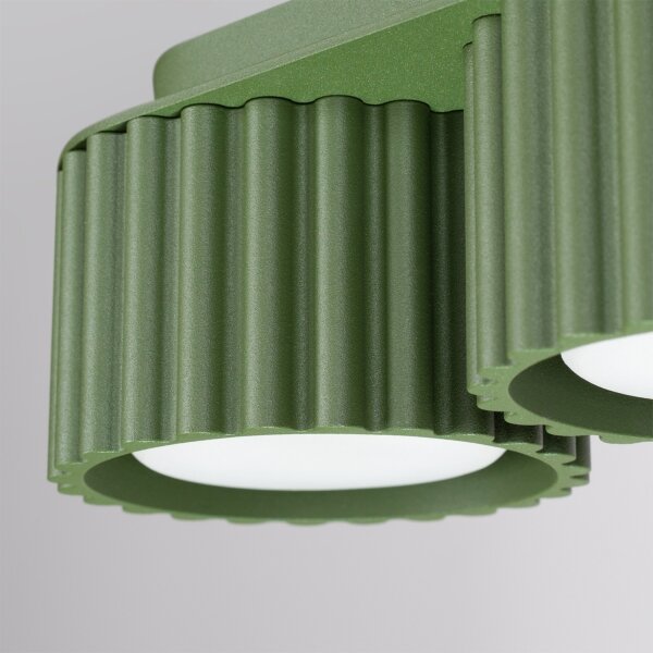 Sollux SL.2631 - Faretto AURA 3xGX53/10W/230V verde