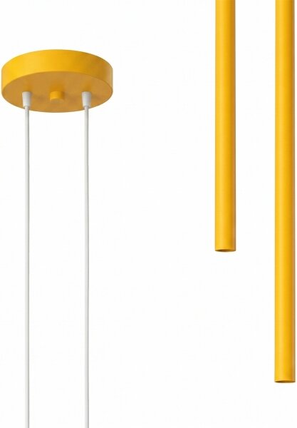 Sollux SL.2138 - Lampadario a cavo PASTELO 2xG9/8W/230V giallo