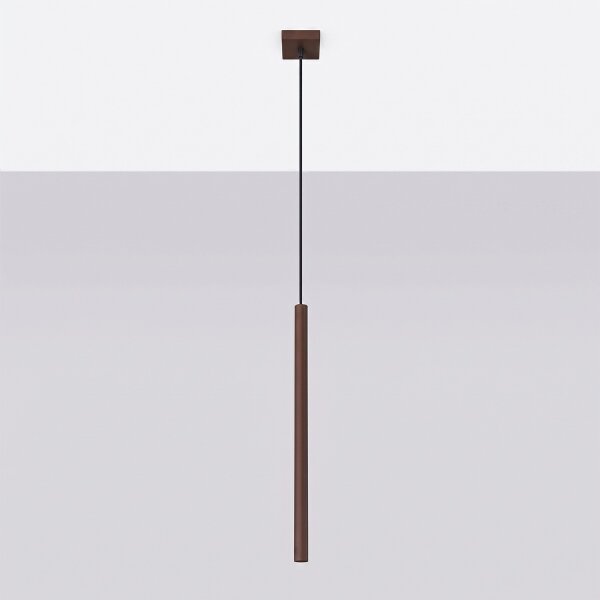 Sollux SL.2145 - Lampadario a sospensione con cavo PASTELO 1xG9/8W/230V marrone