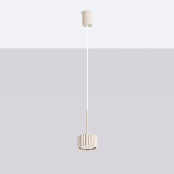 Sollux SL.2678 - Lampada a sospensione AURA su cavo 1xGX53/10W/230V crema