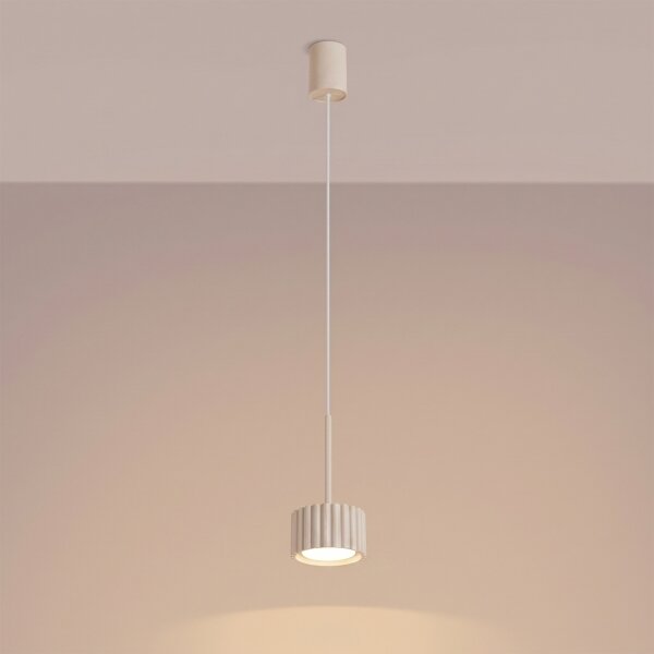 Sollux SL.2678 - Lampada a sospensione AURA su cavo 1xGX53/10W/230V crema