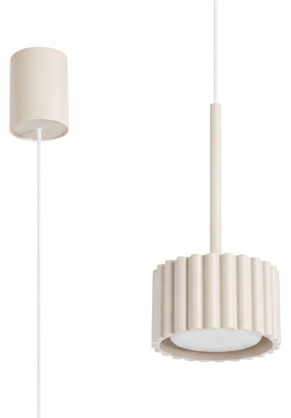 Sollux SL.2678 - Lampada a sospensione AURA su cavo 1xGX53/10W/230V crema