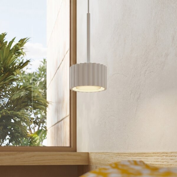 Sollux SL.2676 - Sospensione a cavo AURA 1xGX53/10W/230V, bianco